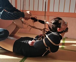 Asian Restrain bondage - Extraordinary Hog-tie